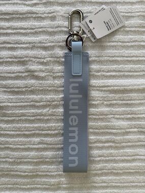 lululemon athletica Solar Grey/Starch Blue Never Lost  Keychain